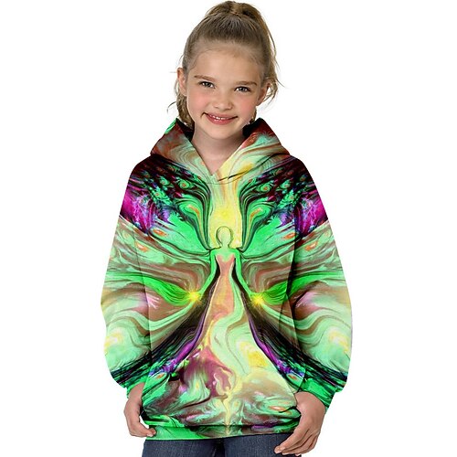 Kids Girls' Hoodie Graphic Outdoor 3D Print Long Sleeve Pocket Fashion 3-13 Years Winter Green
Kids Girls' Hoodie Graphic Outdoor 3D Print Long Sleeve Pocket Fashion 3-13 Years Winter Green