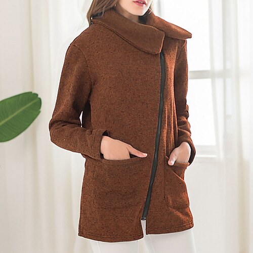 Women's Casual Jacket Windproof Warm Outdoor Street Daily Vacation Pocket Full Zip Zipper Lapel Casual Street Style Solid Color Regular Fit Outerwear Long Sleeve Winter Fall Light Yellow Green Fuchsia
Women's Casual Jacket Windproof Warm Outdoor Street Daily Vacation Pocket Full Zip Zipper Lapel Casual Street Style Solid Color Regular Fit Outerwear Long Sleeve Winter Fall Light Yellow Green Fuchsia