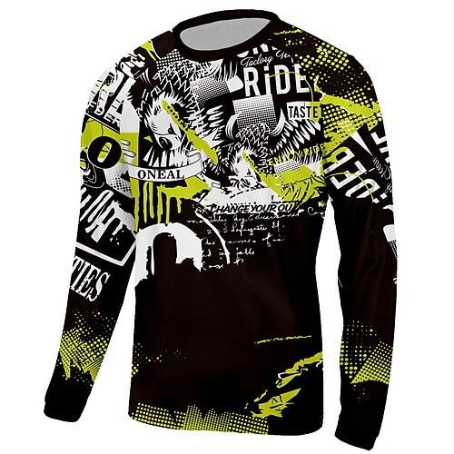 21Grams Men's Downhill Jersey Long Sleeve Mountain Bike MTB Road Bike Cycling Black Graphic Bike Jersey Breathable Quick Dry Moisture Wicking Polyester Spandex Sports Graphic Clothing Apparel
21Grams Men's Downhill Jersey Long Sleeve Mountain Bike MTB Road Bike Cycling Black Graphic Bike Jersey Breathable Quick Dry Moisture Wicking Polyester Spandex Sports Graphic Clothing Apparel