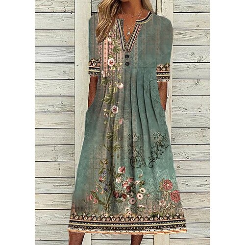 Dam Vardagsklänning Skiftklänning Midiklänning Marinblå Blå Orange Halvlång ärm Blommig Rynkad Sommar Vår V-hals Vintage Jul Semester 2023 S M L XL XXL 3XL
Dam Vardagsklänning Skiftklänning Midiklänning Marinblå Blå Orange Halvlång ärm Blommig Rynkad Sommar Vår V-hals Vintage Jul Semester 2023 S M L XL XXL 3XL
