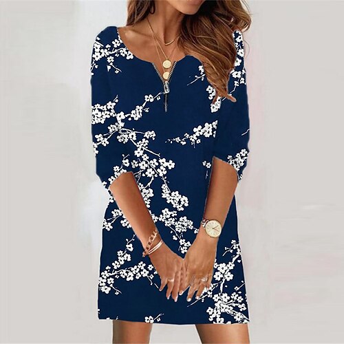 Women's Casual Dress Shift Dress Short Mini Dress Green Blue Khaki Navy Blue Long Sleeve Floral Geometric Zipper Print Fall Winter V Neck Casual 2022 XS S M L XL 2XL 3XL 4XL 5XL 6XL
Women's Casual Dress Shift Dress Short Mini Dress Green Blue Khaki Navy Blue Long Sleeve Floral Geometric Zipper Print Fall Winter V Neck Casual 2022 XS S M L XL 2XL 3XL 4XL 5XL 6XL