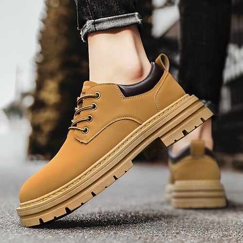 Men's Boots Work Boots Casual British Daily Office Career PU Booties / Ankle Boots Black Brown Fall Winter
Men's Boots Work Boots Casual British Daily Office Career PU Booties / Ankle Boots Black Brown Fall Winter