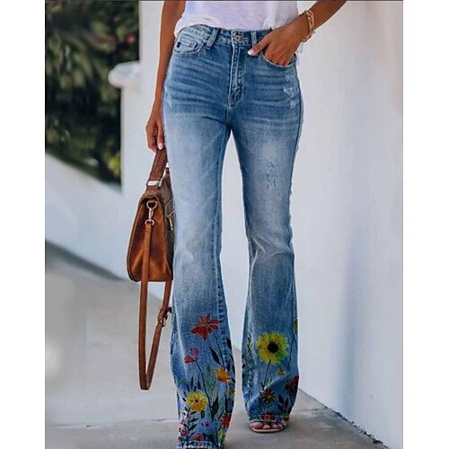 damemode jeans klokkebund brede ben sidelommer print fuld længde bukser afslappet weekend mikroelastisk blomst/blomstret komfort 841 2xl
damemode jeans klokkebund brede ben sidelommer print fuld længde bukser afslappet weekend mikroelastisk blomst/blomstret komfort 841 2xl