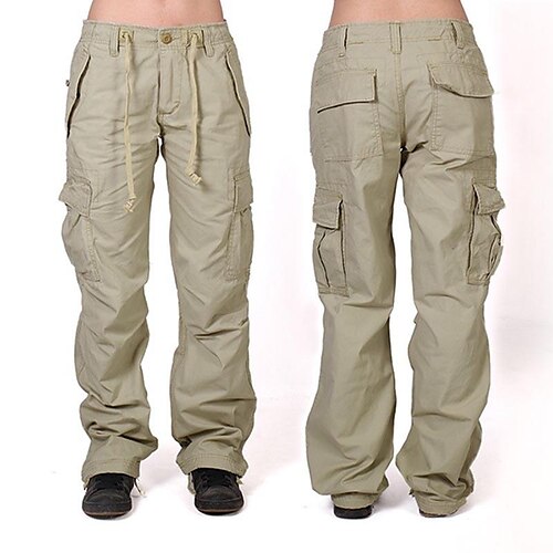 

Women's Cargo Pants Hiking Pants Trousers Work Pants Outdoor Thermal Warm Breathable Lightweight Soft Bottoms Black khaki Fishing Climbing Camping / Hiking / Caving S M L XL XXL / Wear Resistance