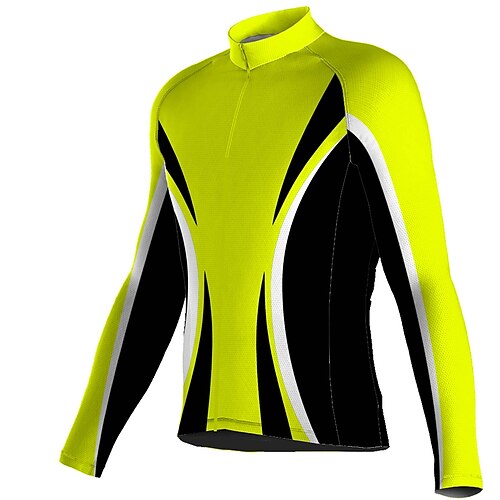 21Grams Men's Cycling Jersey Long Sleeve Bike Top with 3 Rear Pockets Mountain Bike MTB Road Bike Cycling Breathable Quick Dry Moisture Wicking Reflective Strips Green Color Block Polyester Spandex
21Grams Men's Cycling Jersey Long Sleeve Bike Top with 3 Rear Pockets Mountain Bike MTB Road Bike Cycling Breathable Quick Dry Moisture Wicking Reflective Strips Green Color Block Polyester Spandex
