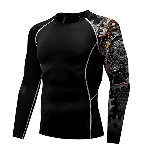 Men's Compression Shirt Long Sleeve Compression Clothing Athletic Breathable Quick Dry Moisture Wicking Gym Workout Running Active Training Sportswear Activewear Graphic Black BlackGray Black White
Men's Compression Shirt Long Sleeve Compression Clothing Athletic Breathable Quick Dry Moisture Wicking Gym Workout Running Active Training Sportswear Activewear Graphic Black BlackGray Black White
