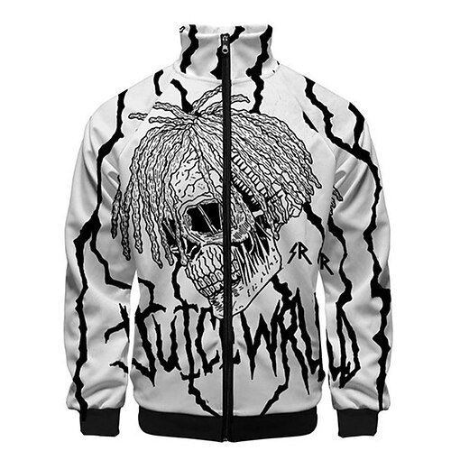 Men's Unisex Zip Up Sweatshirt Jacket Graphic Prints Skull Zipper Print Sports Outdoor Daily Sports 3D Print Designer Casual Hoodies Sweatshirts White
Men's Unisex Zip Up Sweatshirt Jacket Graphic Prints Skull Zipper Print Sports Outdoor Daily Sports 3D Print Designer Casual Hoodies Sweatshirts White