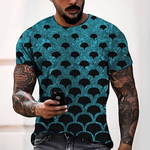 Men's T shirt Tee Tee Graphic Round Neck Green Blue Gray Yellow Red Short Sleeve 3D Print Casual Daily 3D Print Tops Fashion Cool Designer Comfortable / Summer / Summer
Men's T shirt Tee Tee Graphic Round Neck Green Blue Gray Yellow Red Short Sleeve 3D Print Casual Daily 3D Print Tops Fashion Cool Designer Comfortable / Summer / Summer
