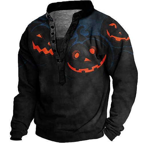Men's Unisex Sweatshirt Pullover Pumpkin Graphic Prints Print Halloween Casual Daily 3D Print Streetwear Designer Hoodies Sweatshirts Long Sleeve Black Dark Gray / Sports
Men's Unisex Sweatshirt Pullover Pumpkin Graphic Prints Print Halloween Casual Daily 3D Print Streetwear Designer Hoodies Sweatshirts Long Sleeve Black Dark Gray / Sports