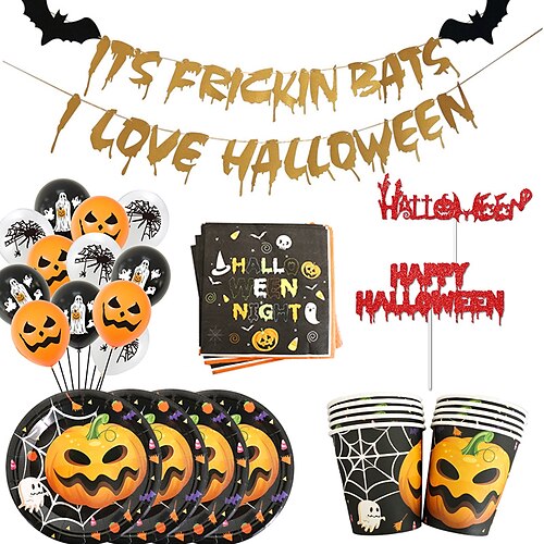 1 set Halloween Bat Glittery Festival / Party Banner Garland for Gift Decoration Party 6.692.17 inch Paper
1 set Halloween Bat Glittery Festival / Party Banner Garland for Gift Decoration Party 6.692.17 inch Paper
