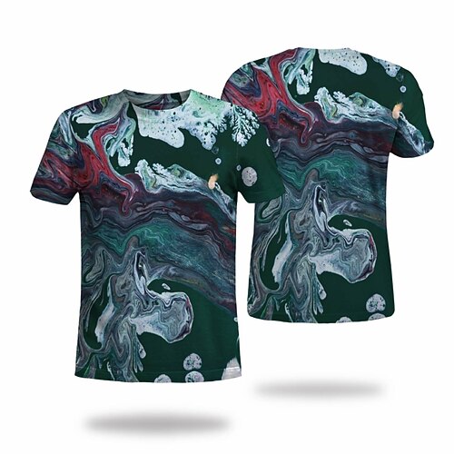 Men's T shirt Tee Tee Graphic Round Neck Green Short Sleeve 3D Print Casual Daily 3D Print Tops Fashion Cool Designer Comfortable / Summer / Summer
Men's T shirt Tee Tee Graphic Round Neck Green Short Sleeve 3D Print Casual Daily 3D Print Tops Fashion Cool Designer Comfortable / Summer / Summer