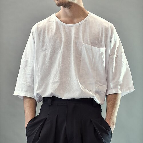 Men's T shirt Tee Solid Color Crew Neck Street Daily Half Sleeve Tops Casual Fashion Comfortable White / Beach
Men's T shirt Tee Solid Color Crew Neck Street Daily Half Sleeve Tops Casual Fashion Comfortable White / Beach