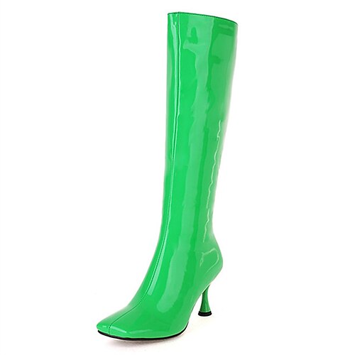 Women's Boots Knee High Boots Stiletto Heel Square Toe Classic Daily PU Leather Zipper Fall Spring Solid Colored Green Yellow Brown
Women's Boots Knee High Boots Stiletto Heel Square Toe Classic Daily PU Leather Zipper Fall Spring Solid Colored Green Yellow Brown