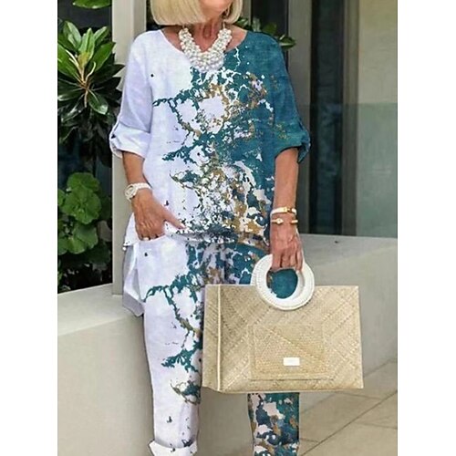 Women's Streetwear Tie Dye Casual Daily Two Piece Set Pants Sets T shirt Tee Pant Print Tops
Women's Streetwear Tie Dye Casual Daily Two Piece Set Pants Sets T shirt Tee Pant Print Tops