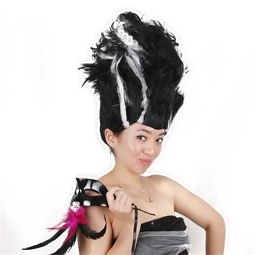 Synthetic Wig Curly Asymmetrical Machine Made Wig Medium Length A1 Synthetic Hair Women's Cosplay Soft Party Black White Mixed Color / Daily Wear / Party / Evening
Synthetic Wig Curly Asymmetrical Machine Made Wig Medium Length A1 Synthetic Hair Women's Cosplay Soft Party Black White Mixed Color / Daily Wear / Party / Evening