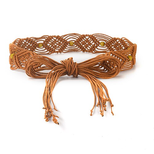 Women's Belt Straw White Khaki Brown Waist Belt Outdoor Street Daily Holiday Pure Color / Vintage / Spring / Summer / Fall / Winter
Women's Belt Straw White Khaki Brown Waist Belt Outdoor Street Daily Holiday Pure Color / Vintage / Spring / Summer / Fall / Winter