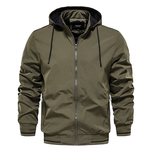 Men's Winter Jacket Puffer Jacket Winter Coat Warm Daily Wear Zipper Hoodie Casual Daily Jacket Outerwear Solid Color Feather Army Green Khaki Navy Blue / Fall / Long Sleeve
Men's Winter Jacket Puffer Jacket Winter Coat Warm Daily Wear Zipper Hoodie Casual Daily Jacket Outerwear Solid Color Feather Army Green Khaki Navy Blue / Fall / Long Sleeve