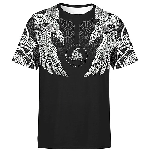 Men's Unisex T shirt Tee Tribal Graphic Prints Crew Neck Black 3D Print Outdoor Street Short Sleeve Print Clothing Apparel Sports Casual Comfortable Big and Tall / Summer / Summer
Men's Unisex T shirt Tee Tribal Graphic Prints Crew Neck Black 3D Print Outdoor Street Short Sleeve Print Clothing Apparel Sports Casual Comfortable Big and Tall / Summer / Summer