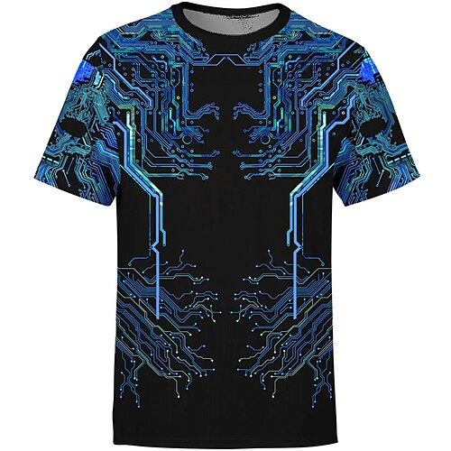 Men's Unisex T shirt Tee 3D Print Tribal Graphic Prints Crew Neck Street Daily Print Short Sleeve Tops Casual Comfortable Big and Tall Sports Blue / Summer
Men's Unisex T shirt Tee 3D Print Tribal Graphic Prints Crew Neck Street Daily Print Short Sleeve Tops Casual Comfortable Big and Tall Sports Blue / Summer