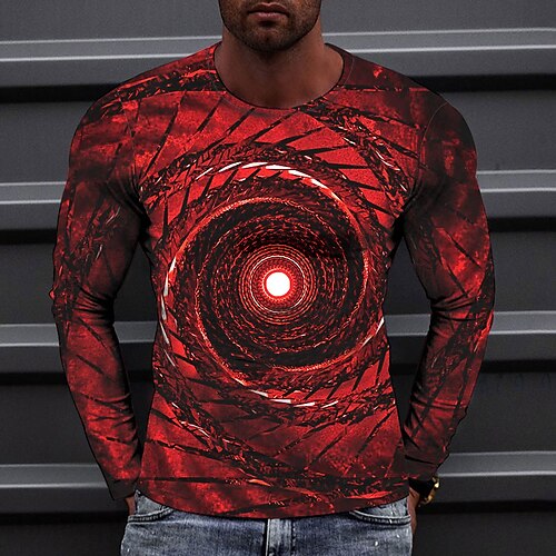 Men's T shirt Tee Tee Graphic Round Neck Green Blue Yellow Red Long Sleeve 3D Print Casual Daily Print Tops Fashion Designer Comfortable Big and Tall
Men's T shirt Tee Tee Graphic Round Neck Green Blue Yellow Red Long Sleeve 3D Print Casual Daily Print Tops Fashion Designer Comfortable Big and Tall