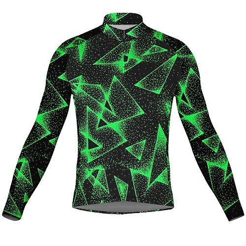 21Grams Men's Cycling Jersey Long Sleeve Bike Top with 3 Rear Pockets Mountain Bike MTB Road Bike Cycling Breathable Quick Dry Moisture Wicking Reflective Strips Green Polyester Spandex Sports
21Grams Men's Cycling Jersey Long Sleeve Bike Top with 3 Rear Pockets Mountain Bike MTB Road Bike Cycling Breathable Quick Dry Moisture Wicking Reflective Strips Green Polyester Spandex Sports