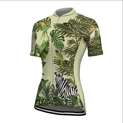 21Grams Women's Cycling Jersey Short Sleeve Bike Jacket Tracksuit Jersey with 3 Rear Pockets Mountain Bike MTB Road Bike Cycling Quick Dry Dark Green Graphic Patterned Animal Sports Clothing Apparel
21Grams Women's Cycling Jersey Short Sleeve Bike Jacket Tracksuit Jersey with 3 Rear Pockets Mountain Bike MTB Road Bike Cycling Quick Dry Dark Green Graphic Patterned Animal Sports Clothing Apparel