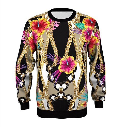 Men's Unisex Sweatshirt Pullover Graphic Prints Flower Print Daily Sports Holiday 3D Print Casual Streetwear Hoodies Sweatshirts Yellow
Men's Unisex Sweatshirt Pullover Graphic Prints Flower Print Daily Sports Holiday 3D Print Casual Streetwear Hoodies Sweatshirts Yellow