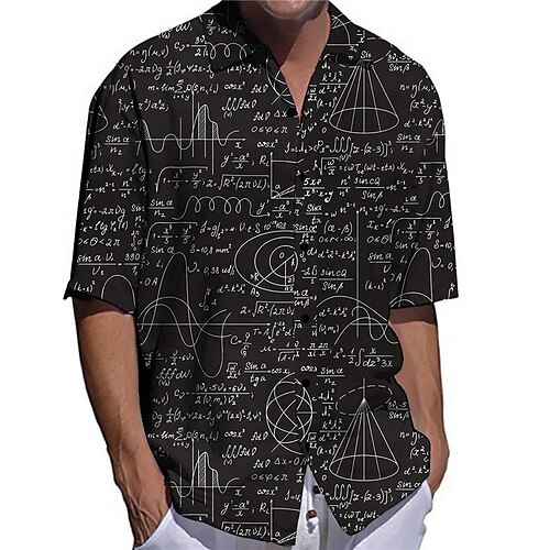Hombre Camisa Letra Cuello Vuelto Negro Impresión 3D Exterior Calle Mangas cortas Abotonar Estampado Ropa Moda Design Casual Transpirable / Verano / Primavera / Verano
Hombre Camisa Letra Cuello Vuelto Negro Impresión 3D Exterior Calle Mangas cortas Abotonar Estampado Ropa Moda Design Casual Transpirable / Verano / Primavera / Verano
