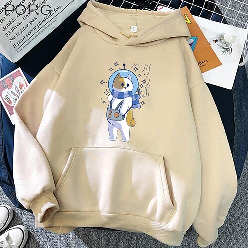 Women's Hoodie Graphic Prints Print Casual Daily Streetwear Hot Stamping Cotton Casual Hoodies Sweatshirts Loose Fit Green White
Women's Hoodie Graphic Prints Print Casual Daily Streetwear Hot Stamping Cotton Casual Hoodies Sweatshirts Loose Fit Green White