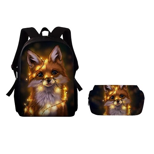 Kid's Unisex School Bag Bookbag Commuter Backpack 3D Print Oxford 3D Print Fox Large Capacity Zipper Print School Daily Black / White Black Red
Kid's Unisex School Bag Bookbag Commuter Backpack 3D Print Oxford 3D Print Fox Large Capacity Zipper Print School Daily Black / White Black Red