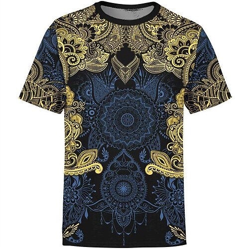 Men's Unisex T shirt Tee 3D Print Tribal Graphic Prints Crew Neck Street Daily Print Short Sleeve Tops Casual Comfortable Big and Tall Sports Yellow / Summer
Men's Unisex T shirt Tee 3D Print Tribal Graphic Prints Crew Neck Street Daily Print Short Sleeve Tops Casual Comfortable Big and Tall Sports Yellow / Summer