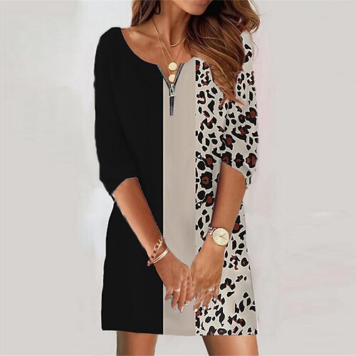Women's Casual Dress Shift Dress Short Mini Dress Black Blue Navy Blue Long Sleeve Floral Zipper Print Fall Winter V Neck Casual 2022 XS S M L XL 2XL 3XL 4XL 5XL 6XL
Women's Casual Dress Shift Dress Short Mini Dress Black Blue Navy Blue Long Sleeve Floral Zipper Print Fall Winter V Neck Casual 2022 XS S M L XL 2XL 3XL 4XL 5XL 6XL