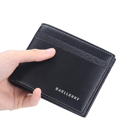 Men's Wallet PU Leather Embossed Solid Color Daily Office & Career Black Dark Coffee
Men's Wallet PU Leather Embossed Solid Color Daily Office & Career Black Dark Coffee