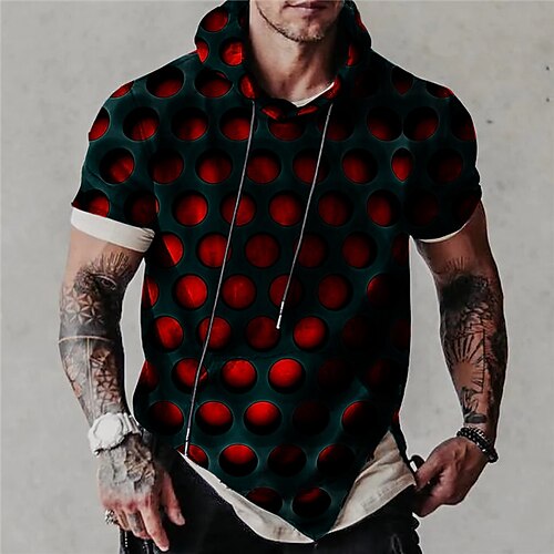 Men's Unisex Hoodie Pullover Hoodie Sweatshirt Geometric Graphic Prints Print Hooded Sports Outdoor Daily Sports 3D Print Designer Casual Hoodies Sweatshirts Short Sleeve Red
Men's Unisex Hoodie Pullover Hoodie Sweatshirt Geometric Graphic Prints Print Hooded Sports Outdoor Daily Sports 3D Print Designer Casual Hoodies Sweatshirts Short Sleeve Red