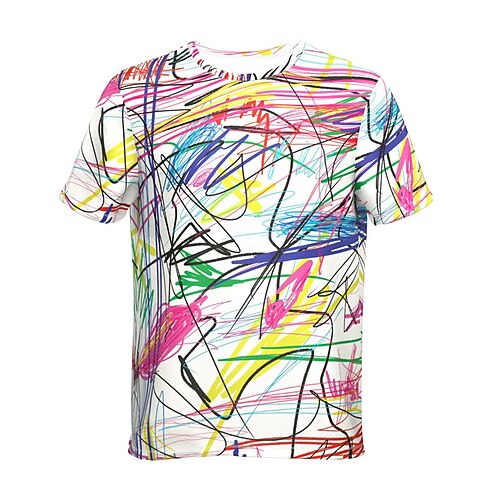 Men's Unisex T shirt Tee 3D Print Graphic Prints Graffiti Crew Neck Street Daily Print Short Sleeve Tops Casual Classic Big and Tall Sports Rainbow / Summer
Men's Unisex T shirt Tee 3D Print Graphic Prints Graffiti Crew Neck Street Daily Print Short Sleeve Tops Casual Classic Big and Tall Sports Rainbow / Summer