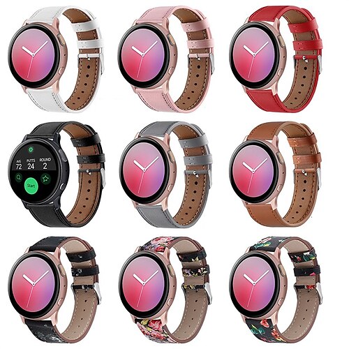 1 pcs Smart Watch Band for Samsung Galaxy Gear S2 Classic Watch 42mm Watch 3 41mm Watch Active 2 40mm / 44mm, Watch Active 40mm Watch 3 45mm, Watch 46mm 20mm 22mm PU Leather Smartwatch Strap
1 pcs Smart Watch Band for Samsung Galaxy Gear S2 Classic Watch 42mm Watch 3 41mm Watch Active 2 40mm / 44mm, Watch Active 40mm Watch 3 45mm, Watch 46mm 20mm 22mm PU Leather Smartwatch Strap