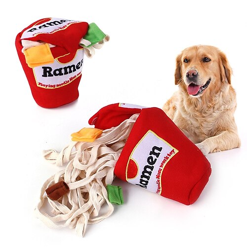 Puppy Snuffle Traning Feeding Toy,Ramen Noodle Cup Dog Plush Toy for Small and Medium Sized Dogs,Ramen Cup Sniffing Toys Puppy Toys
Puppy Snuffle Traning Feeding Toy,Ramen Noodle Cup Dog Plush Toy for Small and Medium Sized Dogs,Ramen Cup Sniffing Toys Puppy Toys