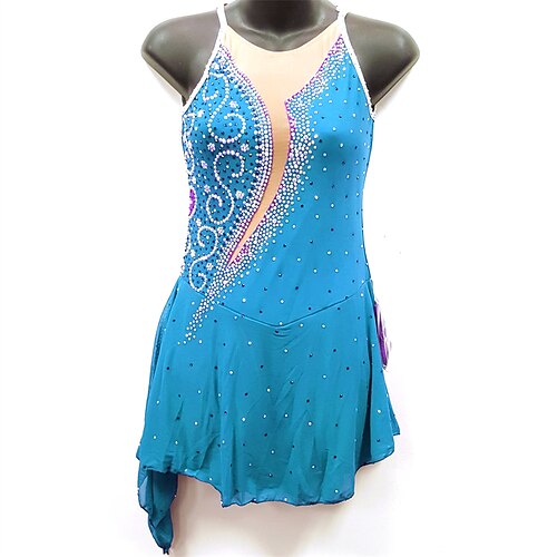 Figure Skating Dress Women's Girls' Ice Skating Dress Violet Green Rosy Pink High Elasticity Training Competition Skating Wear Crystal / Rhinestone Sleeveless Ice Skating Figure Skating / Winter
Figure Skating Dress Women's Girls' Ice Skating Dress Violet Green Rosy Pink High Elasticity Training Competition Skating Wear Crystal / Rhinestone Sleeveless Ice Skating Figure Skating / Winter