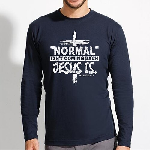 Men's Unisex T shirt Tee Hot Stamping Cross Letter V Neck Street Casual Print Long Sleeve Tops Designer Simple Basic Casual Black Navy Blue
Men's Unisex T shirt Tee Hot Stamping Cross Letter V Neck Street Casual Print Long Sleeve Tops Designer Simple Basic Casual Black Navy Blue