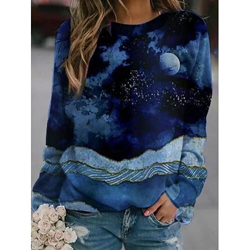 Women's Sweatshirt Pullover Active Streetwear Print Green Blue Purple Graphic Abstract Daily Round Neck Long Sleeve S M L XL XXL / 3D Print
Women's Sweatshirt Pullover Active Streetwear Print Green Blue Purple Graphic Abstract Daily Round Neck Long Sleeve S M L XL XXL / 3D Print