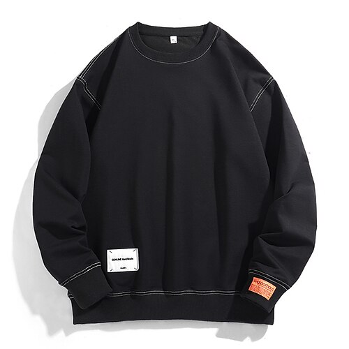 Men's Sweatshirt Pullover Solid Color Sports Outdoor Daily Sports Basic Casual Hoodies Sweatshirts White Black Blue
Men's Sweatshirt Pullover Solid Color Sports Outdoor Daily Sports Basic Casual Hoodies Sweatshirts White Black Blue