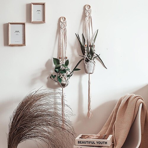 Plant Hanger Holder Boho Ornament Art Decor Home Bedroom Living Room Decoration Nordic Handmade Tassel Cotton Flower Pot
Plant Hanger Holder Boho Ornament Art Decor Home Bedroom Living Room Decoration Nordic Handmade Tassel Cotton Flower Pot