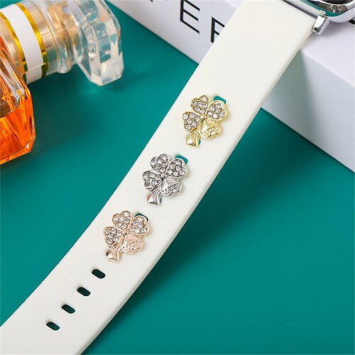 1pc Watch Band Charm Compatible with Apple iWatch Samsung Fitbit Bands Universal Rhinestone Handmade Luxury Bling Diamond Decorative Metal Nails Stud Rings Loops for Smartwatch Strap Wristband
1pc Watch Band Charm Compatible with Apple iWatch Samsung Fitbit Bands Universal Rhinestone Handmade Luxury Bling Diamond Decorative Metal Nails Stud Rings Loops for Smartwatch Strap Wristband