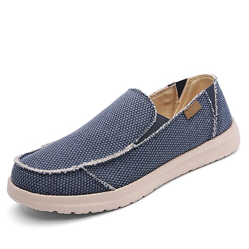 Homens Mocassins e Slip-Ons Casual Clássico Ao ar livre Diário Lona Tecido elástico Preto Azul Cinzento Outono Primavera
Homens Mocassins e Slip-Ons Casual Clássico Ao ar livre Diário Lona Tecido elástico Preto Azul Cinzento Outono Primavera