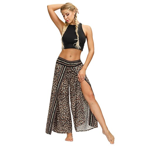 Women's Culottes Wide Leg Chinos Pants Trousers YEA037 YEA036 Mid Waist Boho Weekend Yoga Split Print Micro-elastic Full Length Comfort Leopard LXL SM / Loose Fit
Women's Culottes Wide Leg Chinos Pants Trousers YEA037 YEA036 Mid Waist Boho Weekend Yoga Split Print Micro-elastic Full Length Comfort Leopard LXL SM / Loose Fit