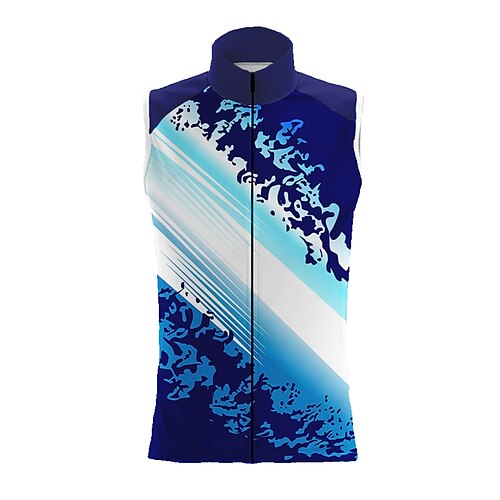 21Grams Men's Cycling Vest Sleeveless Blue Graphic Bike Breathable Quick Dry Reflective Strips Back Pocket Polyester Spandex Sports Graphic Clothing Apparel
21Grams Men's Cycling Vest Sleeveless Blue Graphic Bike Breathable Quick Dry Reflective Strips Back Pocket Polyester Spandex Sports Graphic Clothing Apparel