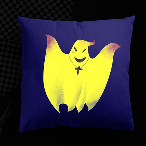 Halloween UV Reactive Cushion Cover 1PC Soft Decorative Ghost Square Throw Pillow Cover Cushion Case Pillowcase for Bedroom Livingroom Superior Quality Machine Washable Indoor Cushion for Sofa Couch Bed Chair
Halloween UV Reactive Cushion Cover 1PC Soft Decorative Ghost Square Throw Pillow Cover Cushion Case Pillowcase for Bedroom Livingroom Superior Quality Machine Washable Indoor Cushion for Sofa Couch Bed Chair