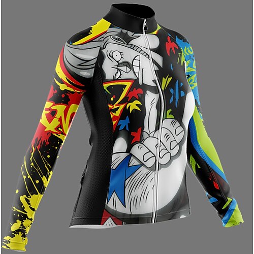 Women's Cycling Jersey Long Sleeve Bike Jersey with 3 Rear Pockets Mountain Bike MTB Road Bike Cycling Cycling Breathable Ultraviolet Resistant Quick Dry Black Polyester Sports Clothing Apparel
Women's Cycling Jersey Long Sleeve Bike Jersey with 3 Rear Pockets Mountain Bike MTB Road Bike Cycling Cycling Breathable Ultraviolet Resistant Quick Dry Black Polyester Sports Clothing Apparel