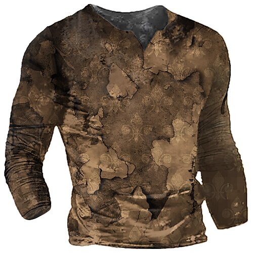 Men's T shirt Tee Tee Graphic Round Neck Khaki Long Sleeve 3D Print Casual Daily Print Tops Fashion Designer Comfortable Big and Tall
Men's T shirt Tee Tee Graphic Round Neck Khaki Long Sleeve 3D Print Casual Daily Print Tops Fashion Designer Comfortable Big and Tall