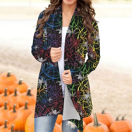 Women's Casual Jacket Windproof Warm Outdoor Halloween Vacation Casual Daily Print Cardigan V Neck Comfortable Street Style Halloween Floral Regular Fit Outerwear Long Sleeve Winter Fall Yellow Khaki
Women's Casual Jacket Windproof Warm Outdoor Halloween Vacation Casual Daily Print Cardigan V Neck Comfortable Street Style Halloween Floral Regular Fit Outerwear Long Sleeve Winter Fall Yellow Khaki